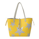 Reversible Star Bag with Clutch - Yellow Grey