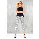 Nena 09 Floral Print Trousers - Black Mix - Alternative 2