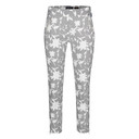 Nena 09 Floral Print Trousers - Black Mix