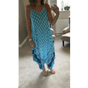 Molly Handkerchief Dress - Turquoise