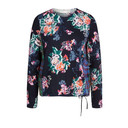Floral Print Drawstring Jumper - Navy Mix