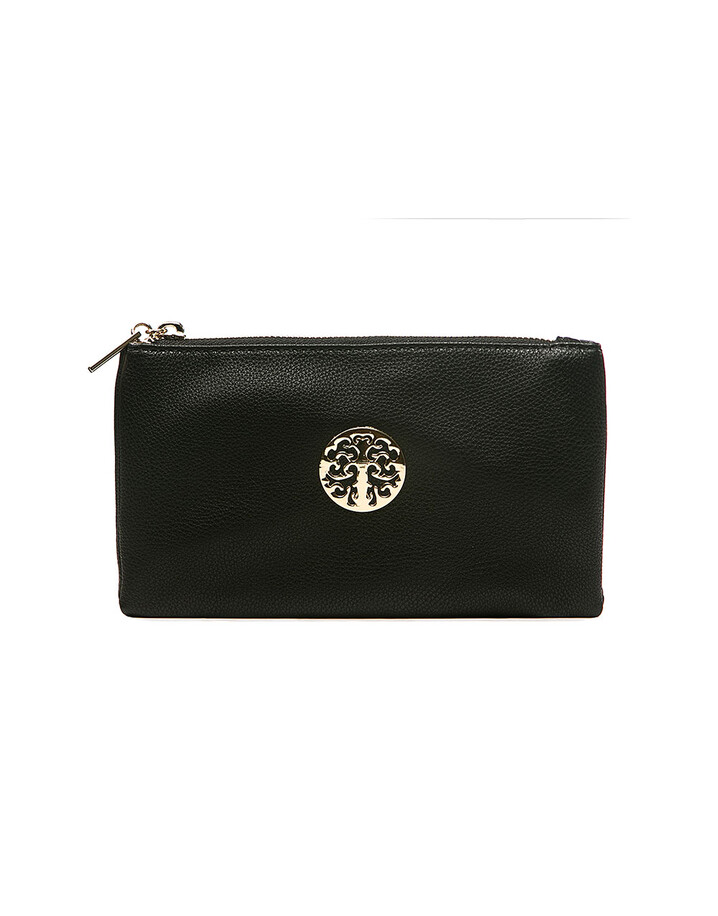 Lucy Cobb Bags Toni Clutch With Strap - Black