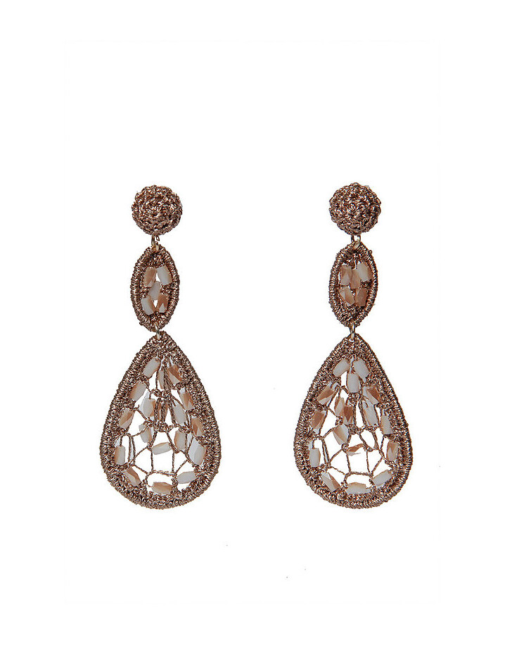 Lucy Cobb Jewellery Bahama Earrings - Stone