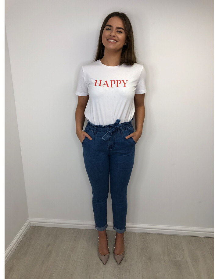 B Young Bypandina Happy T-shirt - White