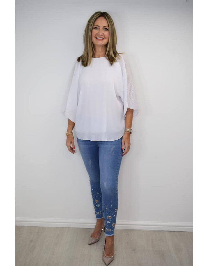 Lucy Cobb Hollie Heart Jeans  - Denim