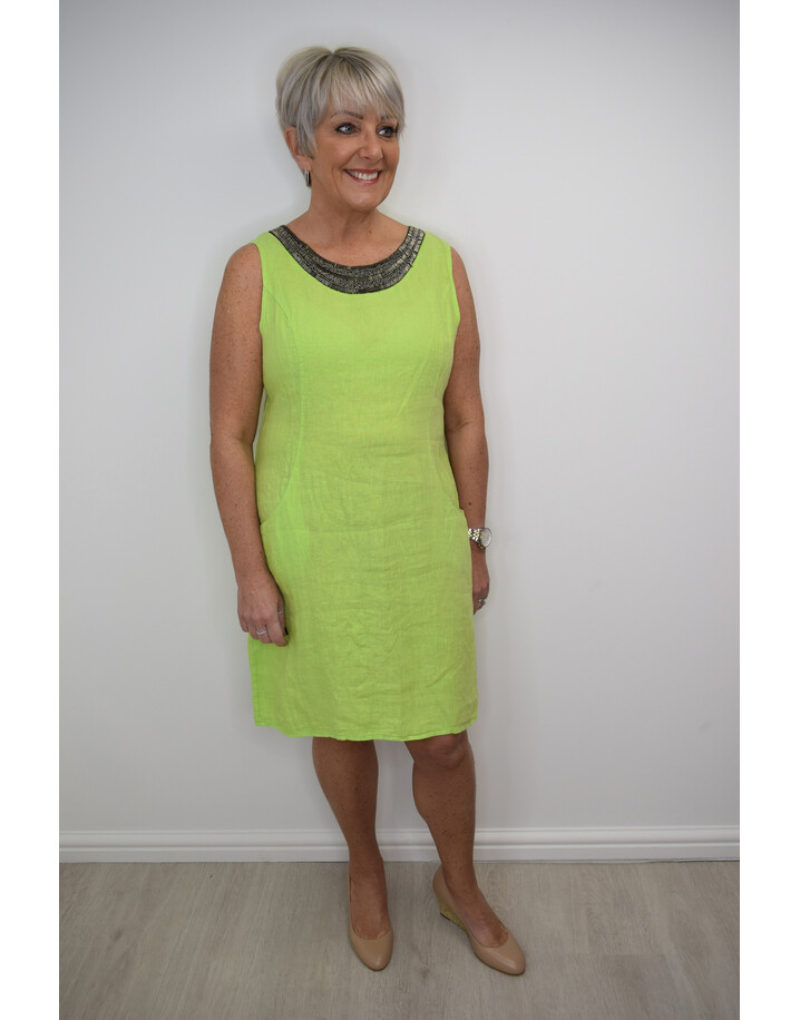 Deck Kerrie Dress - Lime