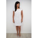 Circle Linen Dress - White