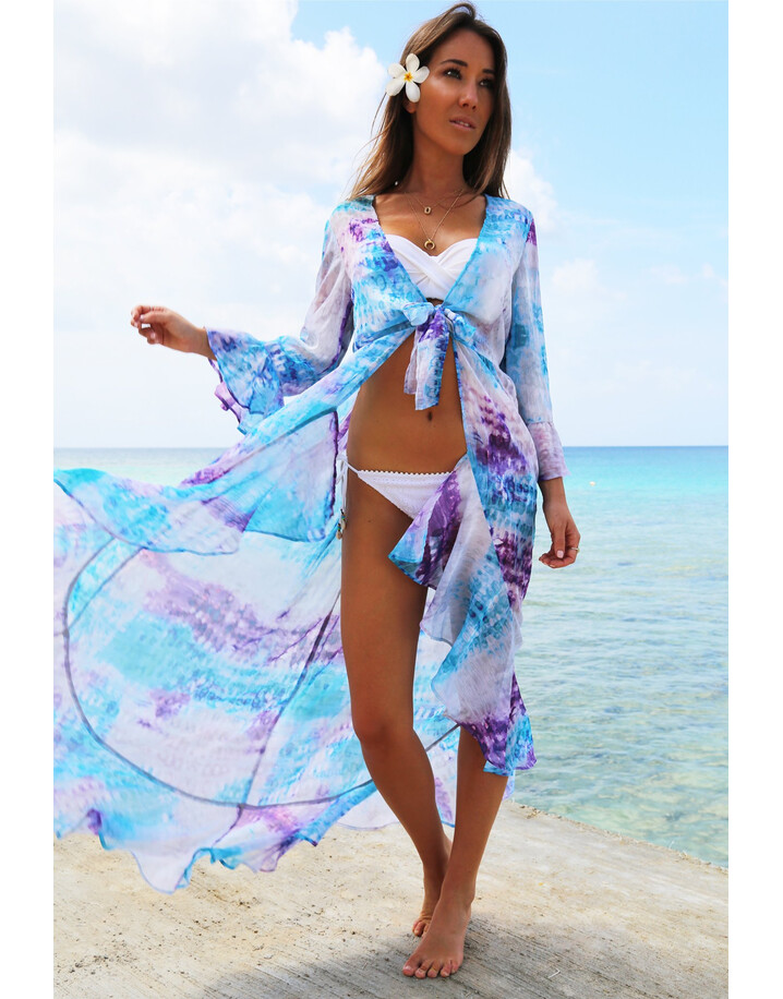 Sophia Alexia Tahiti Kimono - Snake Shadow