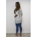 Angel Wings Linen Jacket - Light Grey - Alternative 1