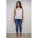 Charlotte Lace Top - White