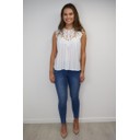 Charlotte Lace Top - White - Alternative 1