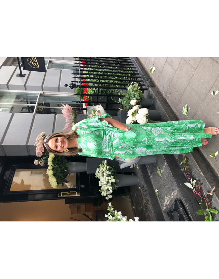 Onjenu Gabriella Dress - Frida Green 