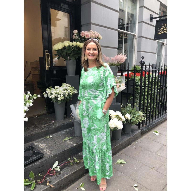 Onjenu Gabriella Dress in Frida Green