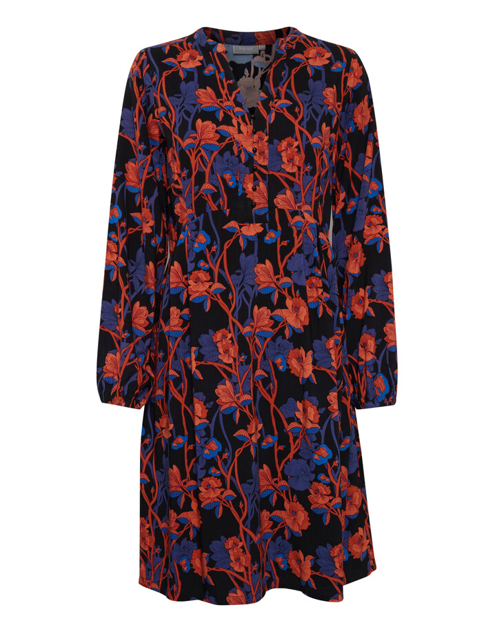 Fransa Frfacrepe 1 Dress - Blue Mix