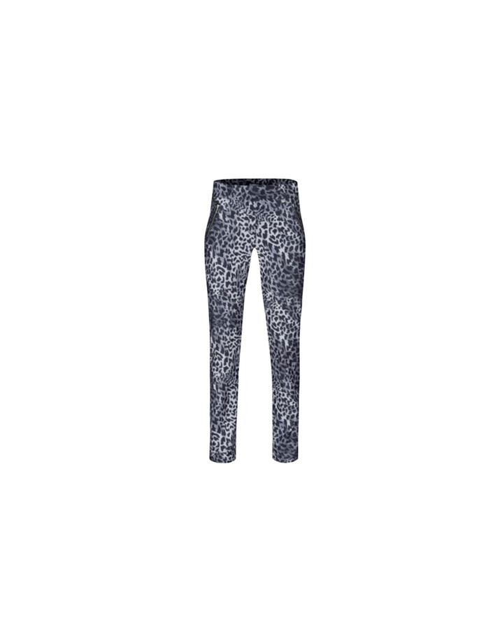 Robell Nena Jeans Leo-Print - Grey