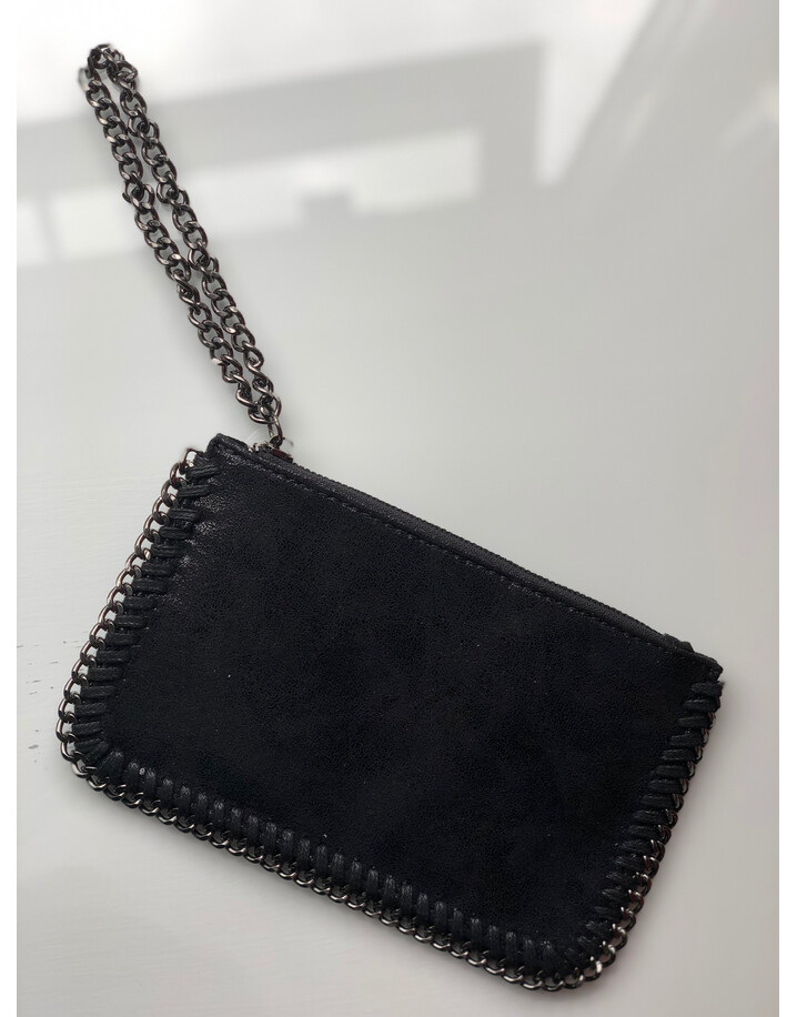Lucy Cobb Bags Chain Clutch - Black