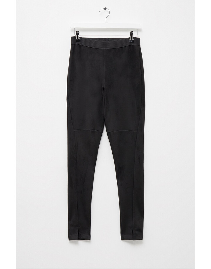 French Connection Sonya Suedette Leggings  - Black