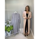 Dana Duster Cardigan - Blush Pink