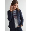 Pin Stripe Blazer - Navy Stripe - Alternative 4