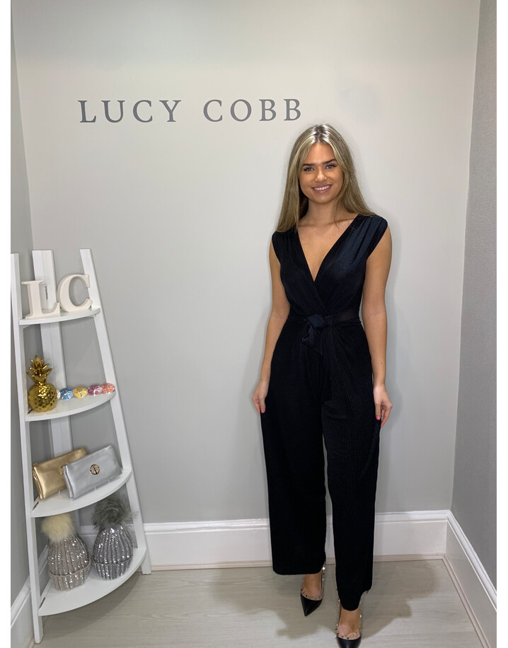 Lucy Cobb Jessie Sparkle Jumpsuit - Black