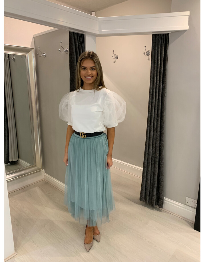 Lucy Cobb Nadia Net Skirt - Mint
