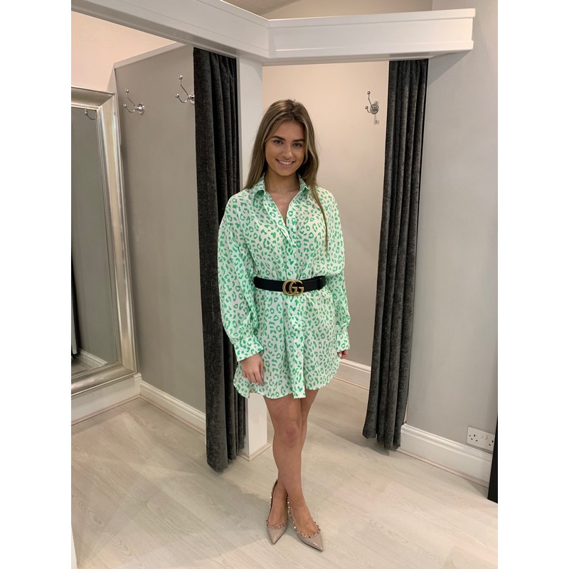 glamorous leopard dress