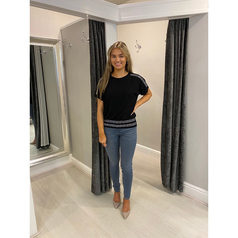 zara diamante shirt