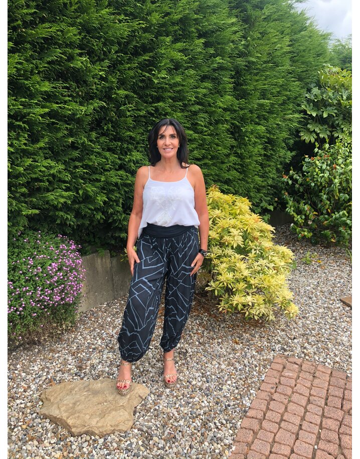 Lucy Cobb Harper Harem Trousers - Black