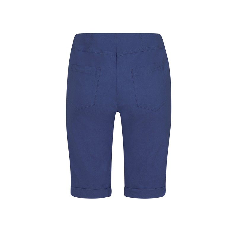 Robell Trousers Bella 04 Shorts in Denim Blue