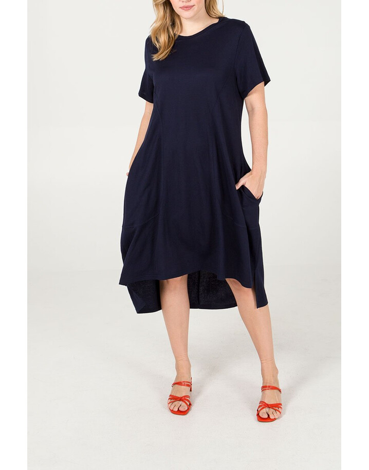 Lucy Cobb Oversized Pocket Dress - Navy