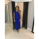Pip Padded Maxi Dress  - Royal - Alternative 1