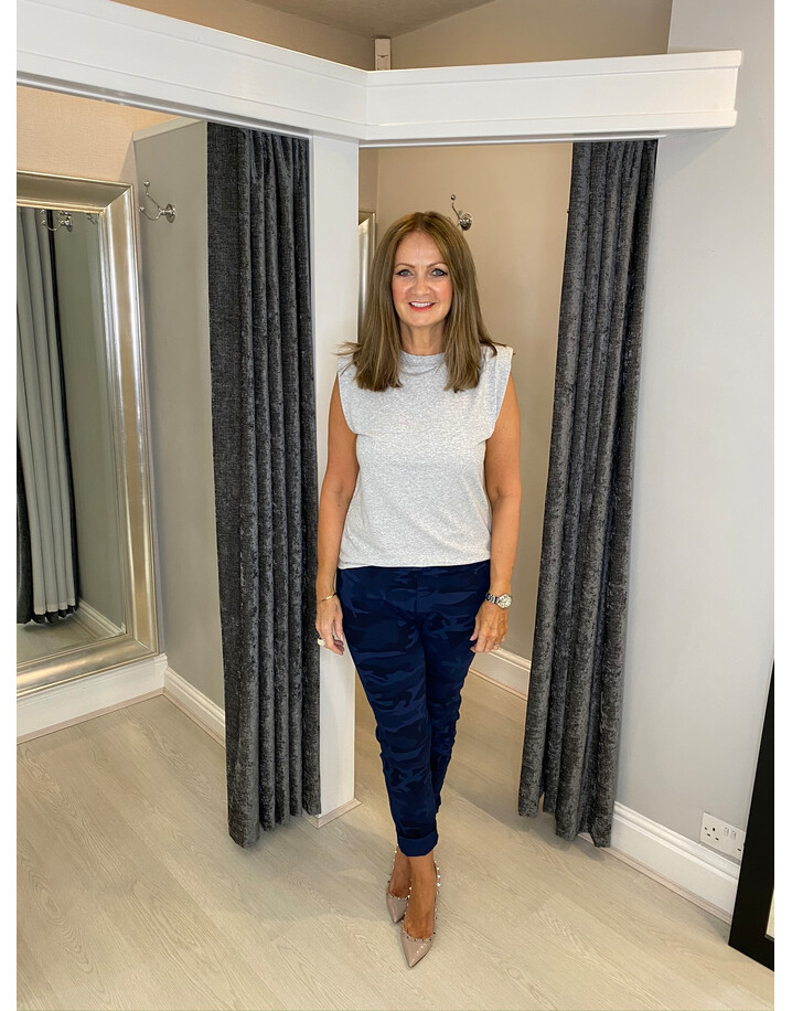 Lucy Cobb Camo Magic Joggers - Navy