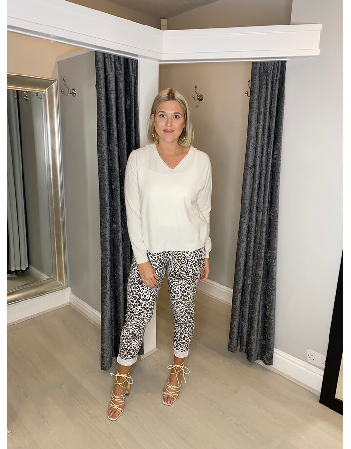 Lucy Cobb Harley Soft Knit Hoodie - Ivory