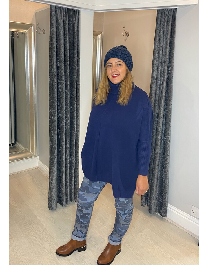 Lucy Cobb Claudia Jumper - Navy