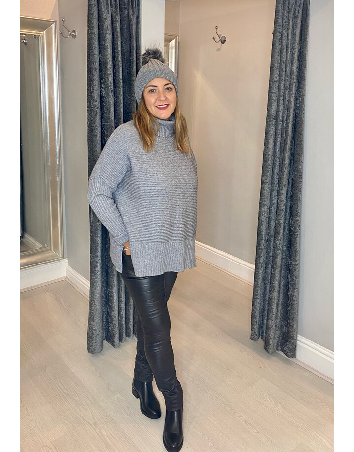 Lucy Cobb Janette Jumper - Marl Grey 