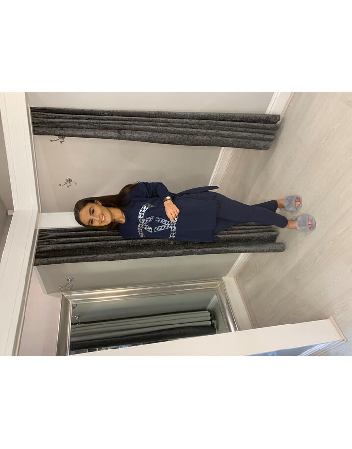 Lucy Cobb Chyna Loungewear Set - Navy