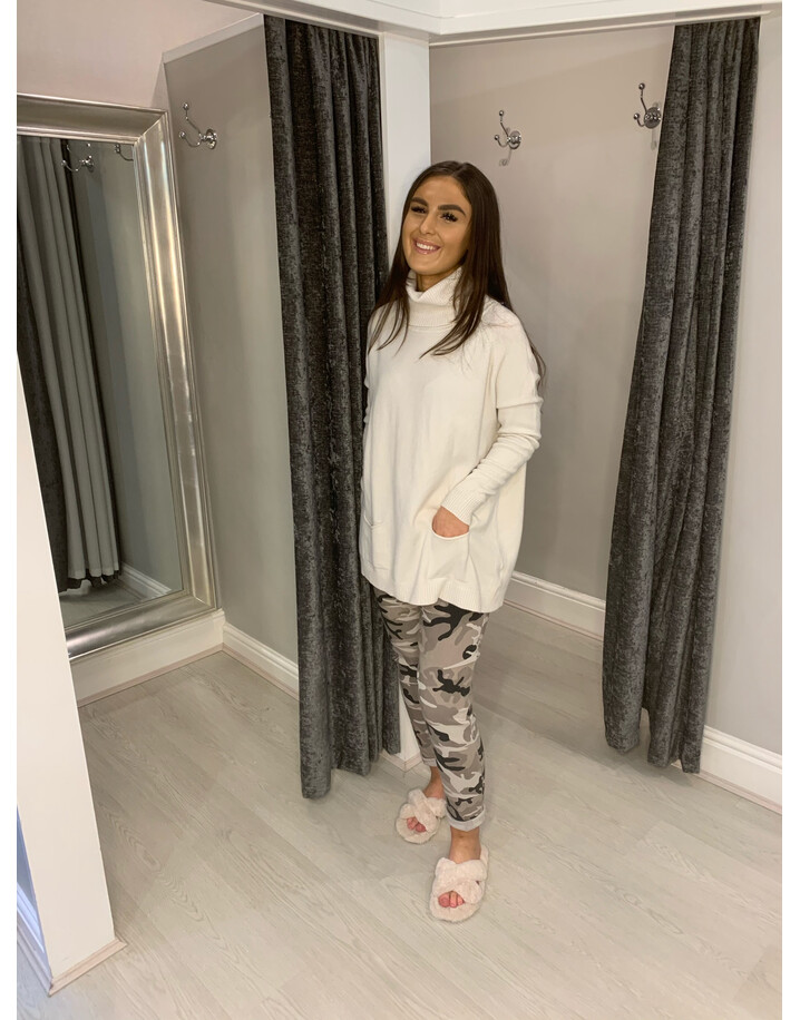 Lucy Cobb Magic Joggers - Sparkle Camo - Taupe