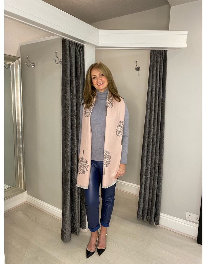 Lucy Cobb Petra Polo Neck - Grey