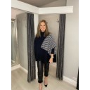 Daisie Dogtooth Jumper - Black