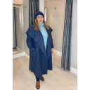 Jessica Boucle Coat - Navy