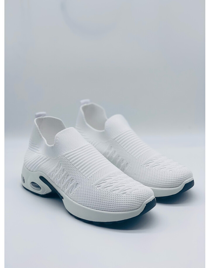 Lucy Cobb Footwear Samba Sock Trainers - White