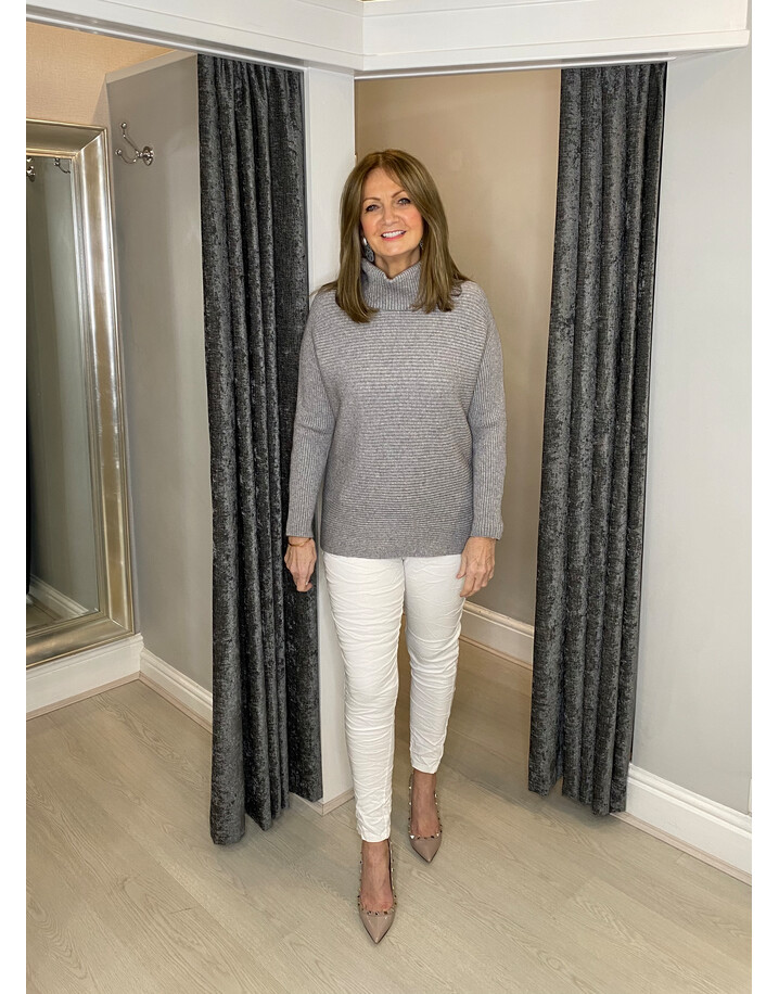 Lucy Cobb Jennie Jumper - Silver Grey