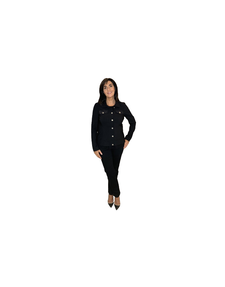 Robell Sparkle Happy Jacket  - Black