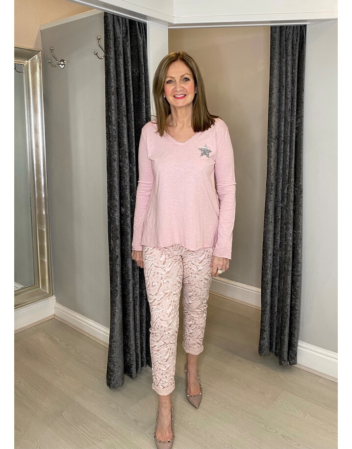 Lucy Cobb Magic Joggers - Bali - Baby Pink
