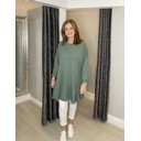Felicity Frill Hem Tunic - Sage