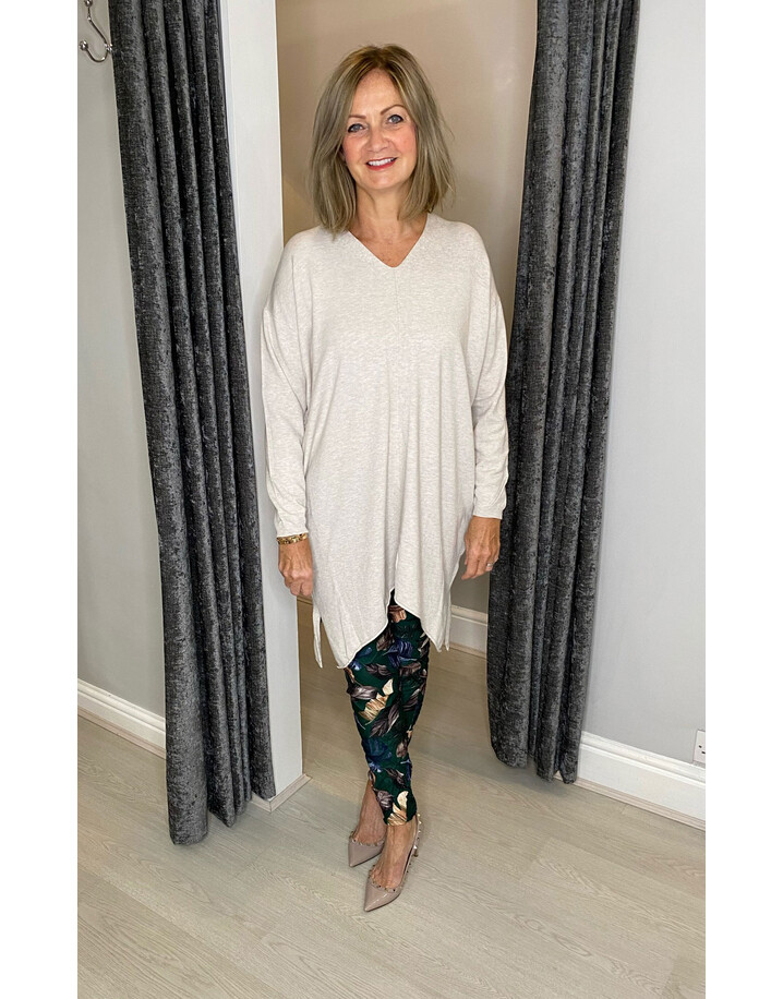 Lucy Cobb Tyla Knitted Tunic - Oatmeal