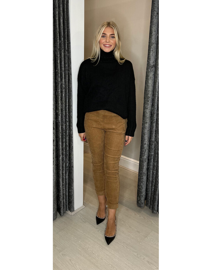 Lucy Cobb Magic Joggers - Needlecord - Camel