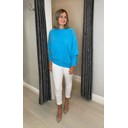 Anna Asymmetric Jumper - Turquoise - Alternative 1
