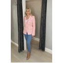 Blair Boucle Blazer  - Pink Mix