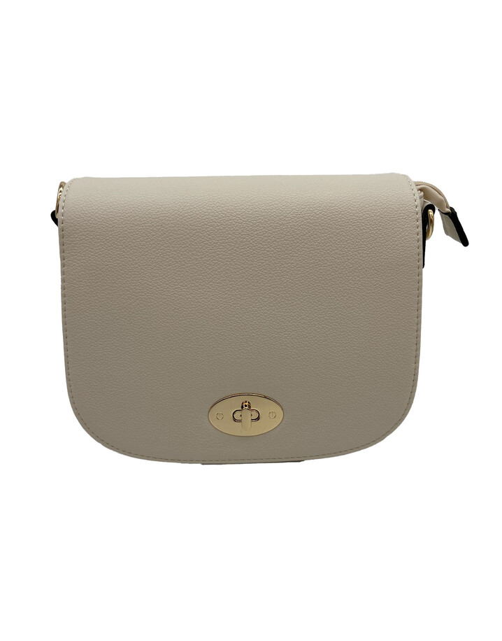 Lucy Cobb Bags Santorini Saddle Bag - Stone